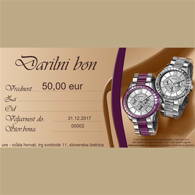 Darilni bon 50,00 eur