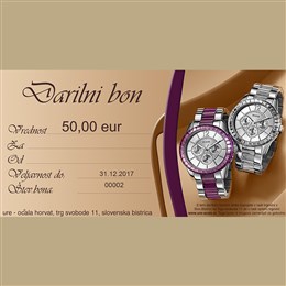 Darilni bon 50,00 eur